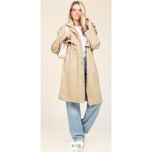 Ba&sh Ted Trench Coat Jacket size 1 - small